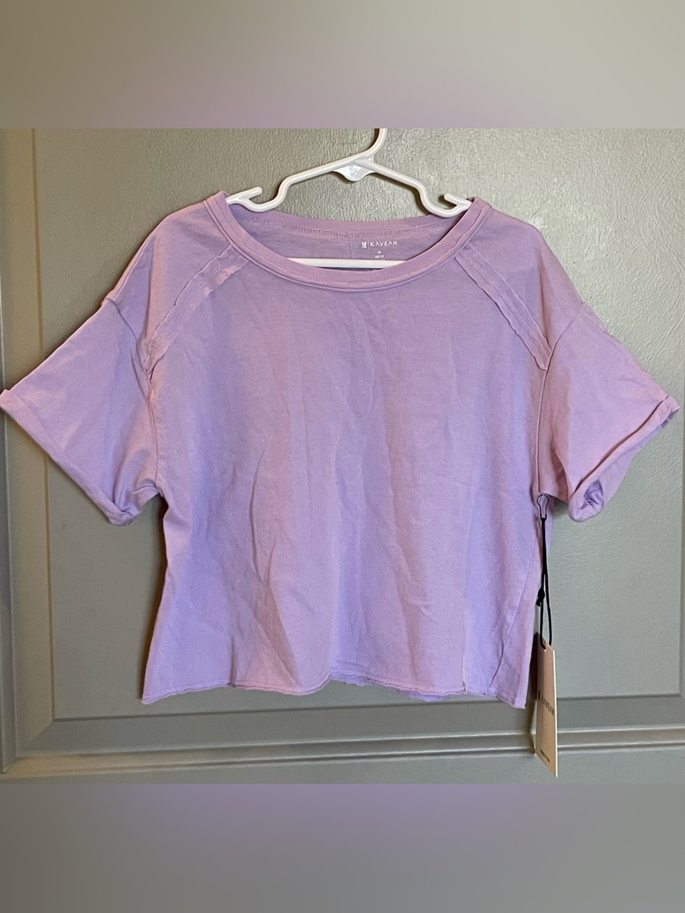 Kaveah Girls Lavender Cotton Short Sleeve 10-12 nwt